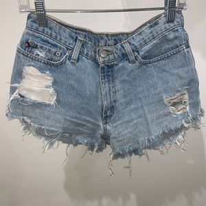 RL Denim Shorts *distressed*